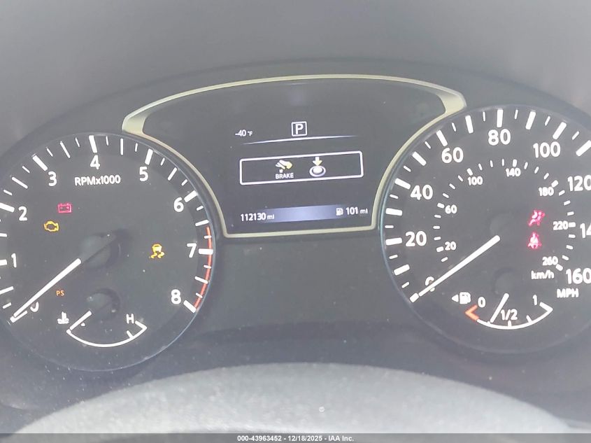 2017 Nissan Altima 2.5 Sr VIN: 1N4AL3AP8HC274801 Lot: 43963452