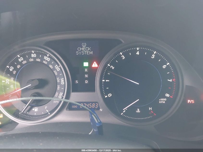 2007 Lexus Is 350 VIN: JTHBE262575014194 Lot: 43963458