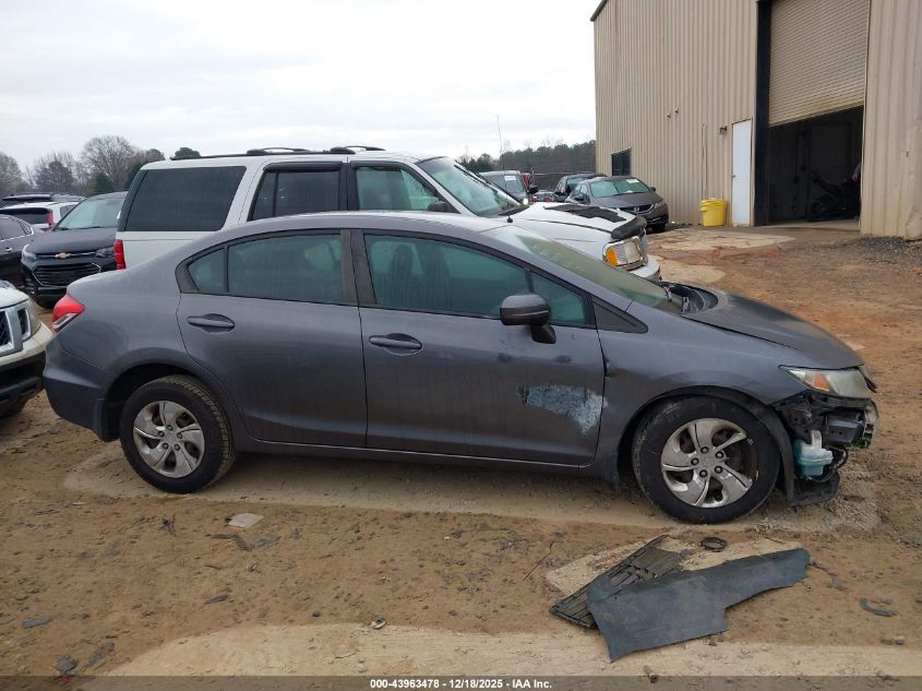 2015 Honda Civic Lx VIN: 19XFB2F59FE030181 Lot: 43963478