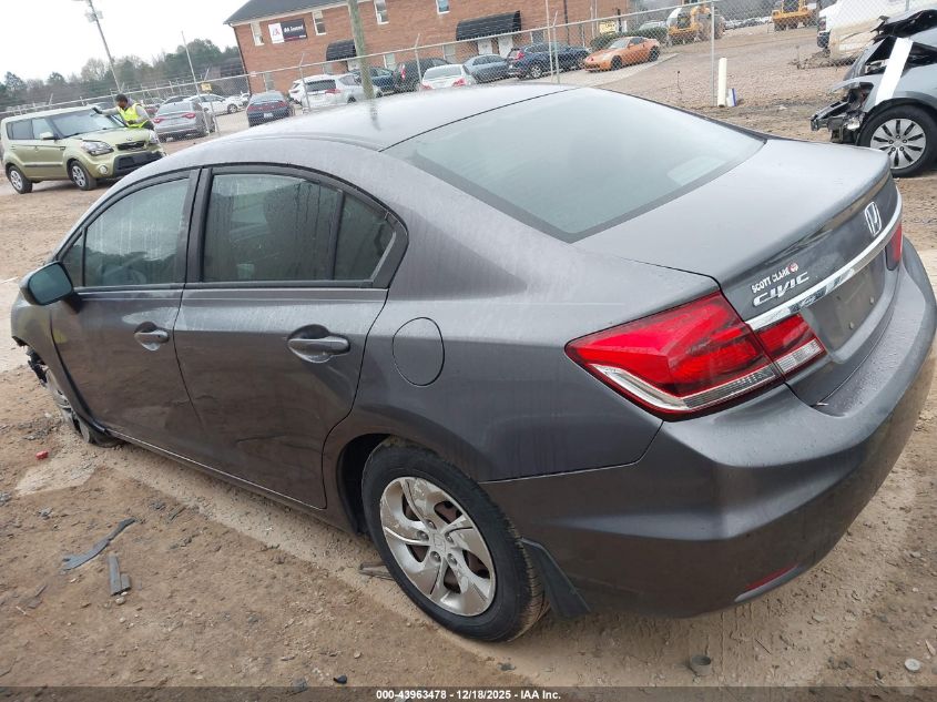 2015 Honda Civic Lx VIN: 19XFB2F59FE030181 Lot: 43963478