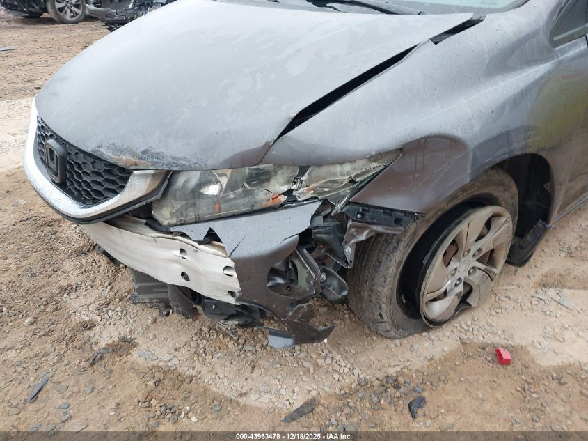 2015 Honda Civic Lx VIN: 19XFB2F59FE030181 Lot: 43963478