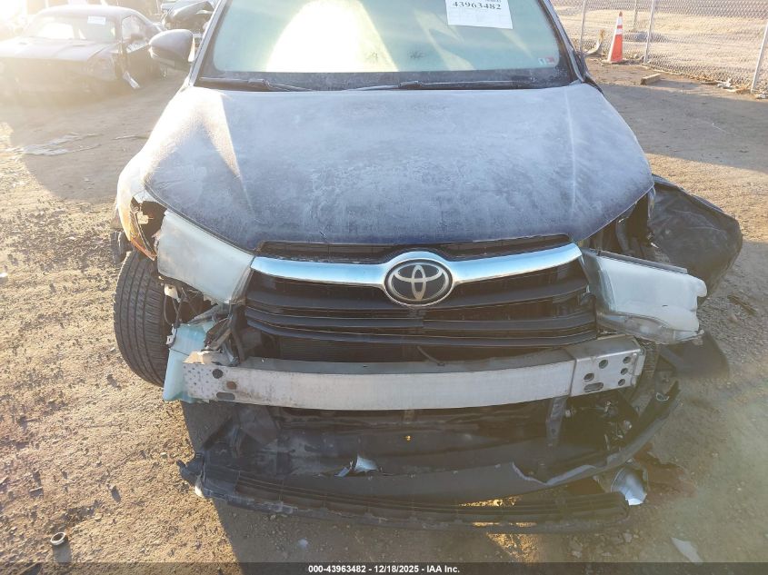 2014 Toyota Highlander Limited Platinum V6 VIN: 5TDDKRFH3ES026626 Lot: 43963482