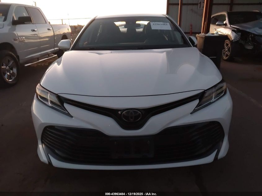 2019 Toyota Camry Le VIN: 4T1B11HK4KU726307 Lot: 43963484