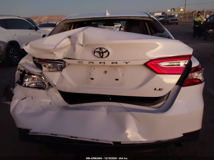 2019 Toyota Camry Le VIN: 4T1B11HK4KU726307 Lot: 43963484