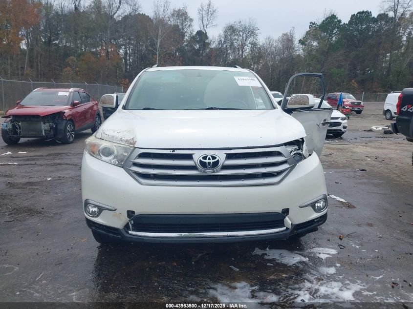 2012 Toyota Highlander Limited V6 VIN: 5TDYK3EH1CS053305 Lot: 43963500