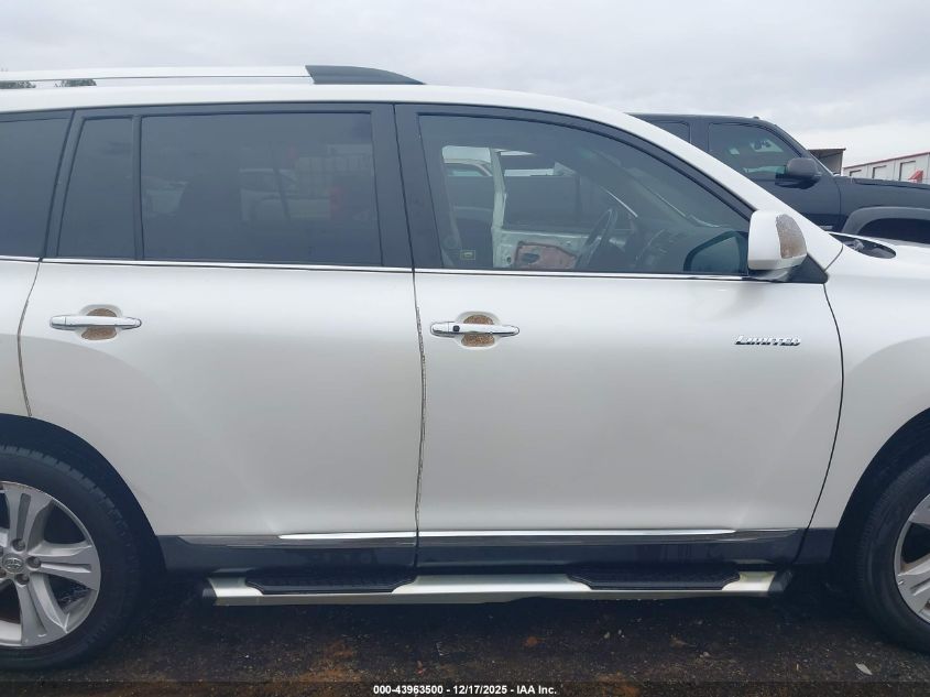 2012 Toyota Highlander Limited V6 VIN: 5TDYK3EH1CS053305 Lot: 43963500