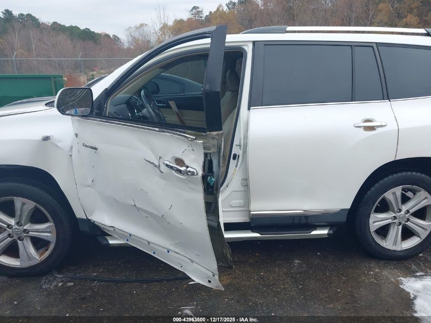 2012 Toyota Highlander Limited V6 VIN: 5TDYK3EH1CS053305 Lot: 43963500