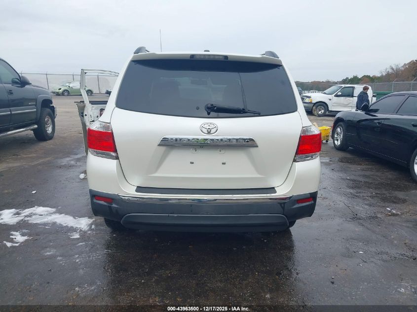 2012 Toyota Highlander Limited V6 VIN: 5TDYK3EH1CS053305 Lot: 43963500