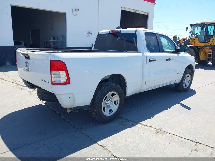 Vin: 1c6rrfcg8mn697359, lot: 44459163, ram 1500 tradesman  4x4 6'4 box 20214