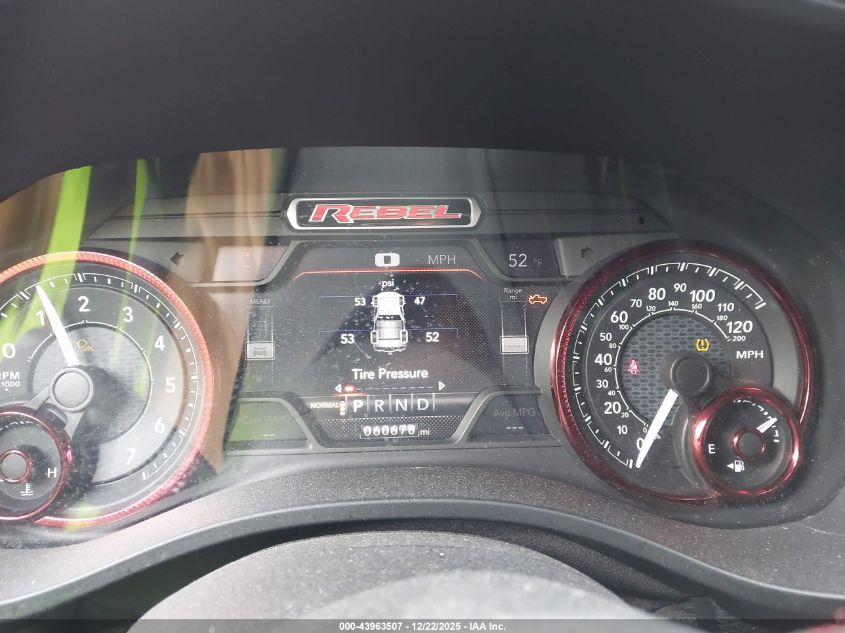 2019 Ram 1500 Rebel VIN: 1C6SRFLT7KN719783 Lot: 43963507