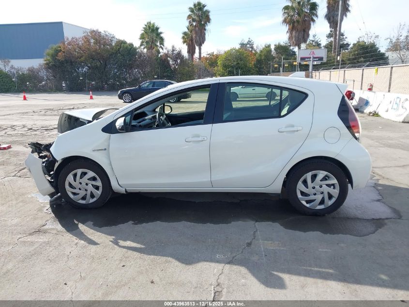 2015 Toyota Prius C One VIN: JTDKDTB38F1111243 Lot: 43963513