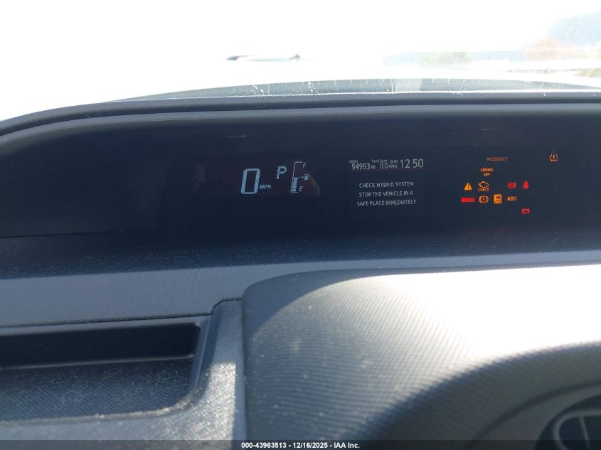 2015 Toyota Prius C One VIN: JTDKDTB38F1111243 Lot: 43963513