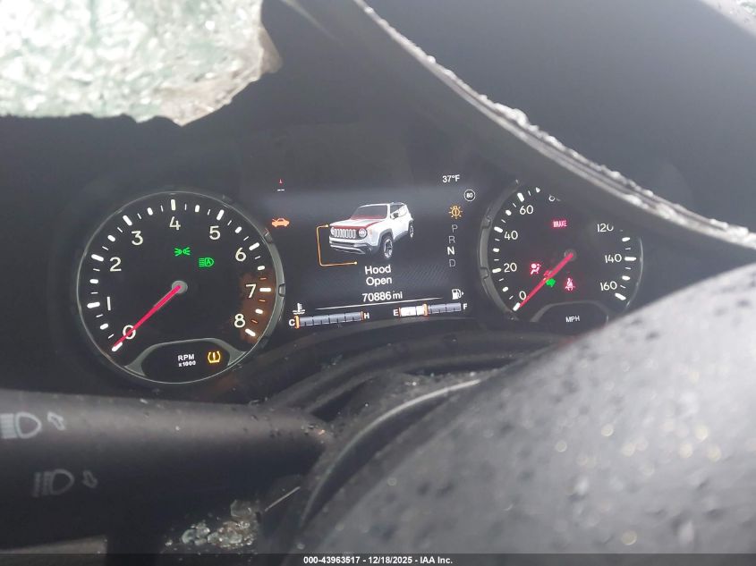 2017 Jeep Renegade Limited 4X4 VIN: ZACCJBDB6HPF76876 Lot: 43963517