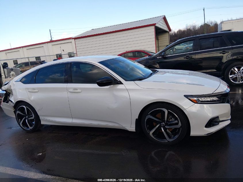 2022 Honda Accord Sport Se VIN: 1HGCV1F49NA087981 Lot: 43963526