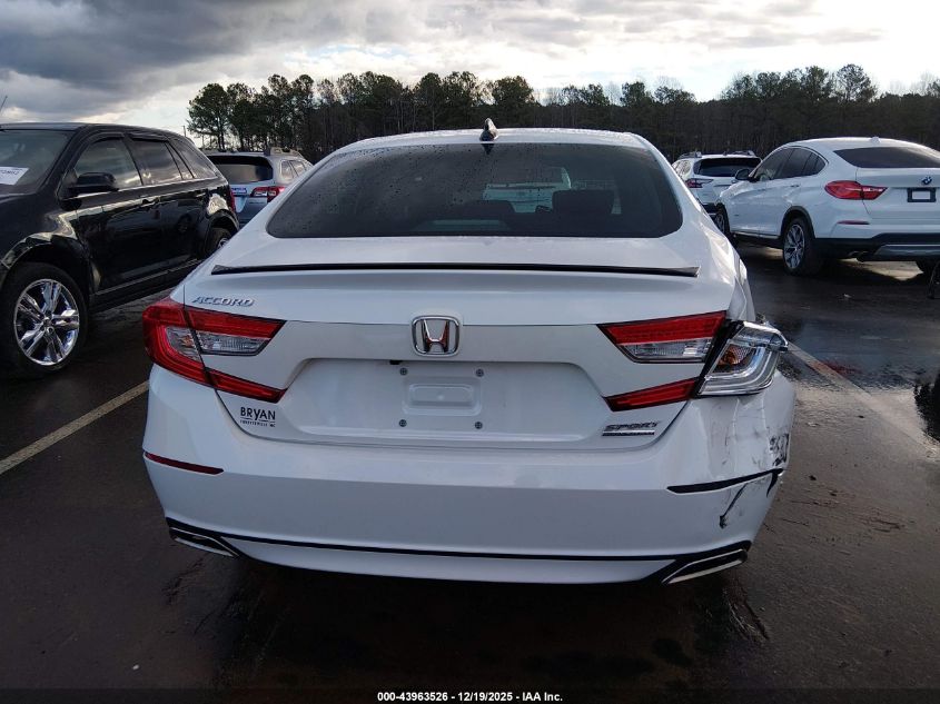 2022 Honda Accord Sport Se VIN: 1HGCV1F49NA087981 Lot: 43963526