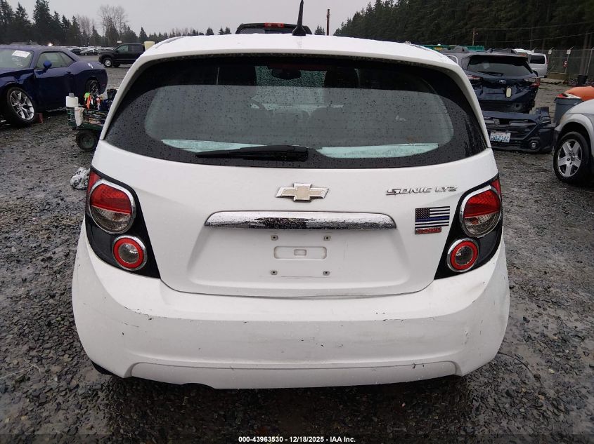 2013 Chevrolet Sonic Ltz Auto VIN: 1G1JE6SB1D4105757 Lot: 43963530