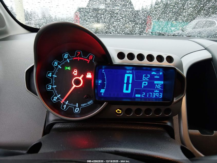 2013 Chevrolet Sonic Ltz Auto VIN: 1G1JE6SB1D4105757 Lot: 43963530