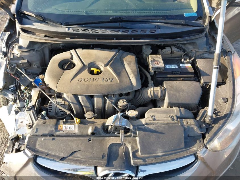 2013 Hyundai Elantra Gls VIN: 5NPDH4AE5DH303652 Lot: 43963534