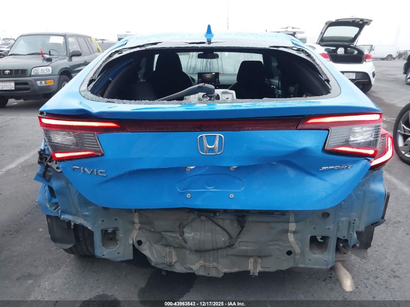 2022 Honda Civic Sport VIN: 19XFL2H8XNE012162 Lot: 43963543
