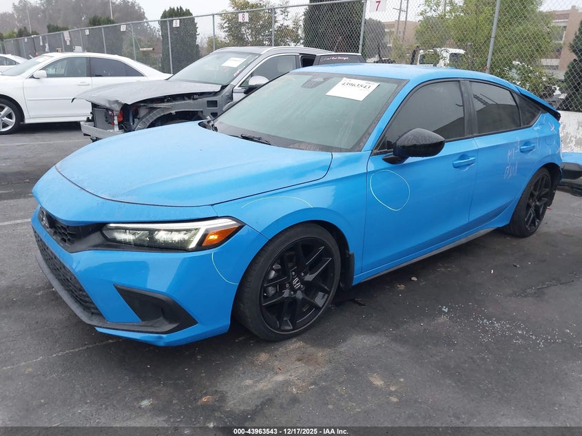 19XFL2H8XNE012162 2022 HONDA CIVIC photo no. 2