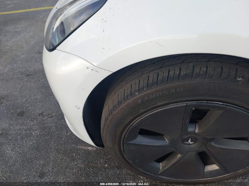 2022 Tesla Model 3 Rear-Wheel Drive VIN: 5YJ3E1EA4NF157593 Lot: 43963559