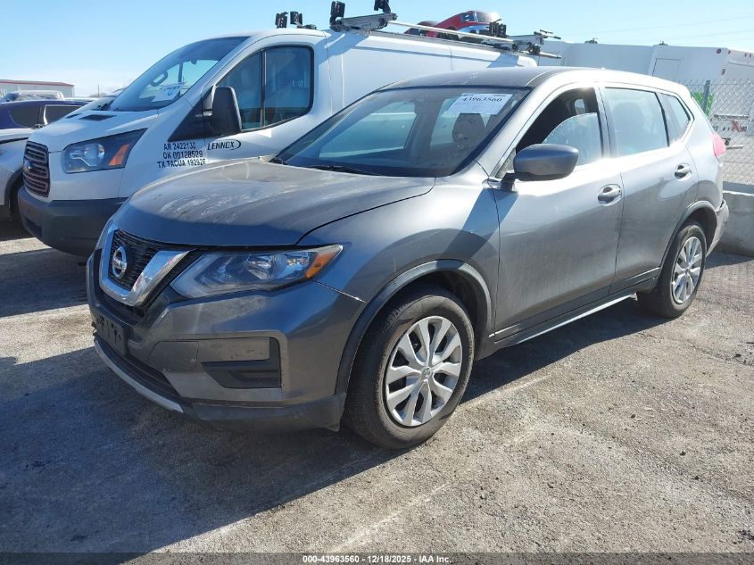 2017 Nissan Rogue S VIN: KNMAT2MT2HP556339 Lot: 43963560