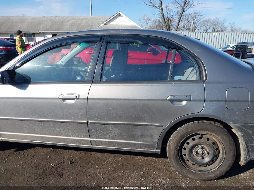 2005 Honda Civic Lx VIN: JHMES16535S005504 Lot: 43963566