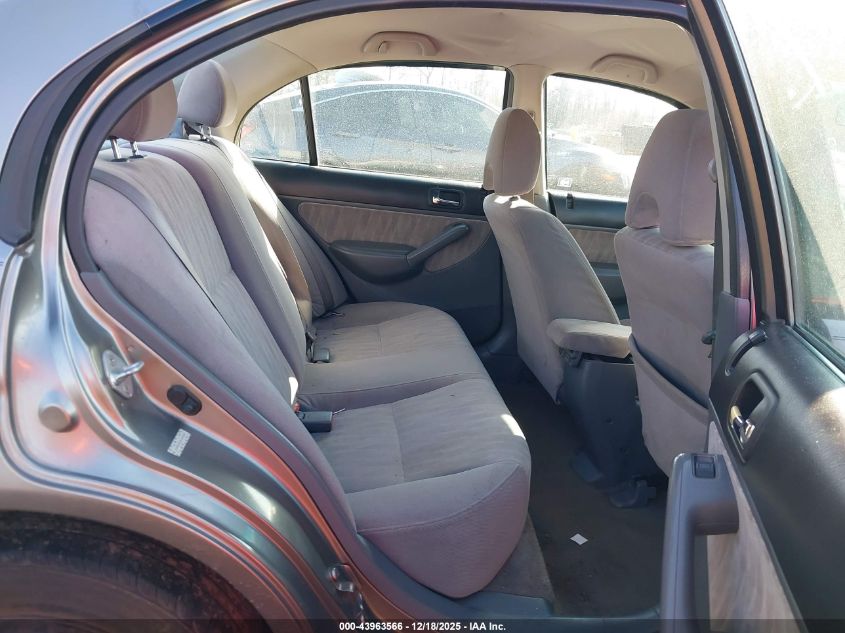 2005 Honda Civic Lx VIN: JHMES16535S005504 Lot: 43963566