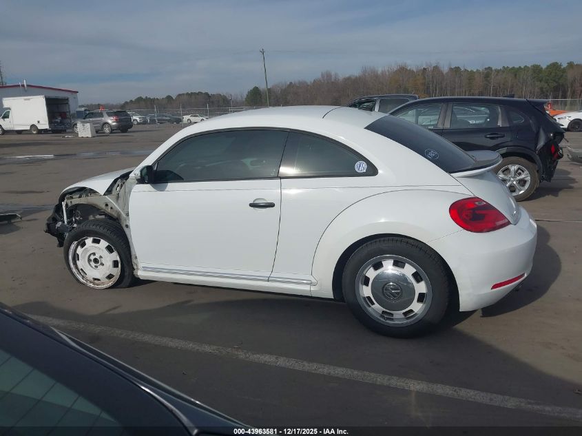 2015 Volkswagen Beetle 1.8T Classic VIN: 3VWF17AT3FM603262 Lot: 43963581