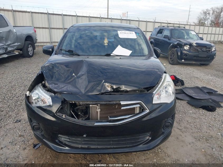 2018 Mitsubishi Mirage G4 Es VIN: ML32F3FJ6JHF10581 Lot: 43963583