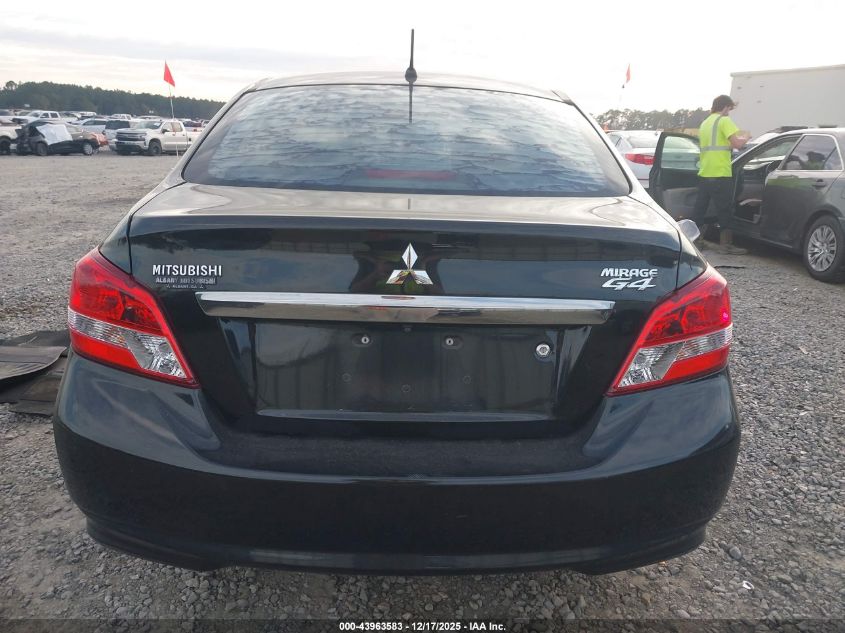 2018 Mitsubishi Mirage G4 Es VIN: ML32F3FJ6JHF10581 Lot: 43963583