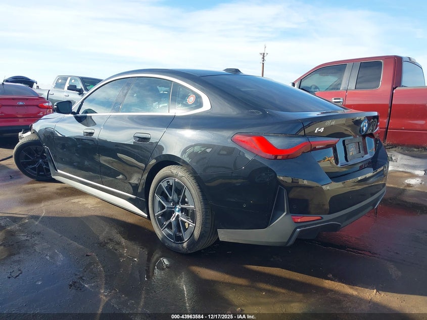 Vin: wby73aw05pfr43302, lot: 44459243, bmw i4 edrive40 20233