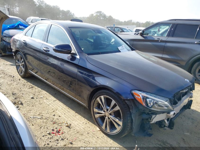 2016 Mercedes-Benz C 300 VIN: WDDWF4JB3GR179176 Lot: 43963612