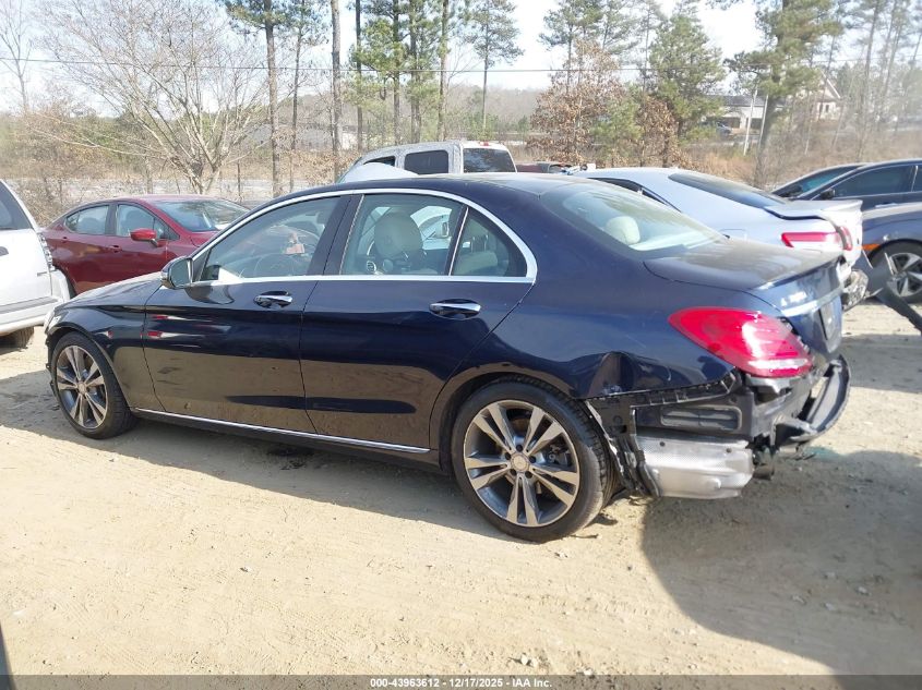 2016 Mercedes-Benz C 300 VIN: WDDWF4JB3GR179176 Lot: 43963612
