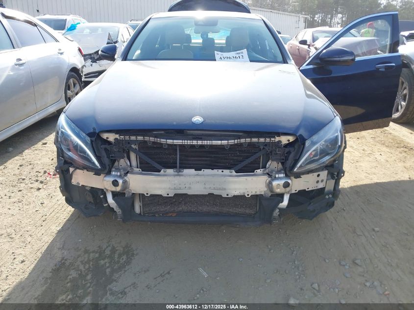 2016 Mercedes-Benz C 300 VIN: WDDWF4JB3GR179176 Lot: 43963612