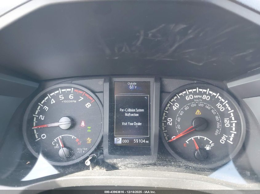 2021 Toyota Tacoma Sr V6 VIN: 3TYSZ5AN0MT050264 Lot: 43963616