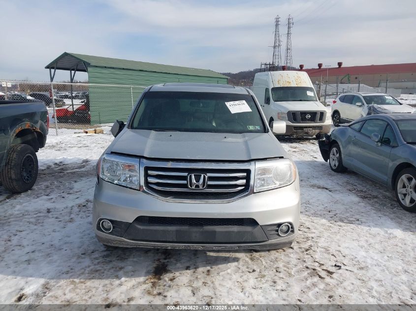 2012 Honda Pilot Ex-L VIN: 5FNYF4H6XCB001874 Lot: 43963620