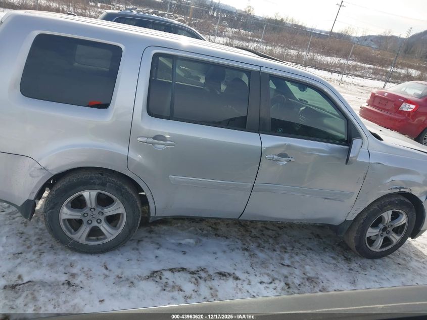 2012 Honda Pilot Ex-L VIN: 5FNYF4H6XCB001874 Lot: 43963620