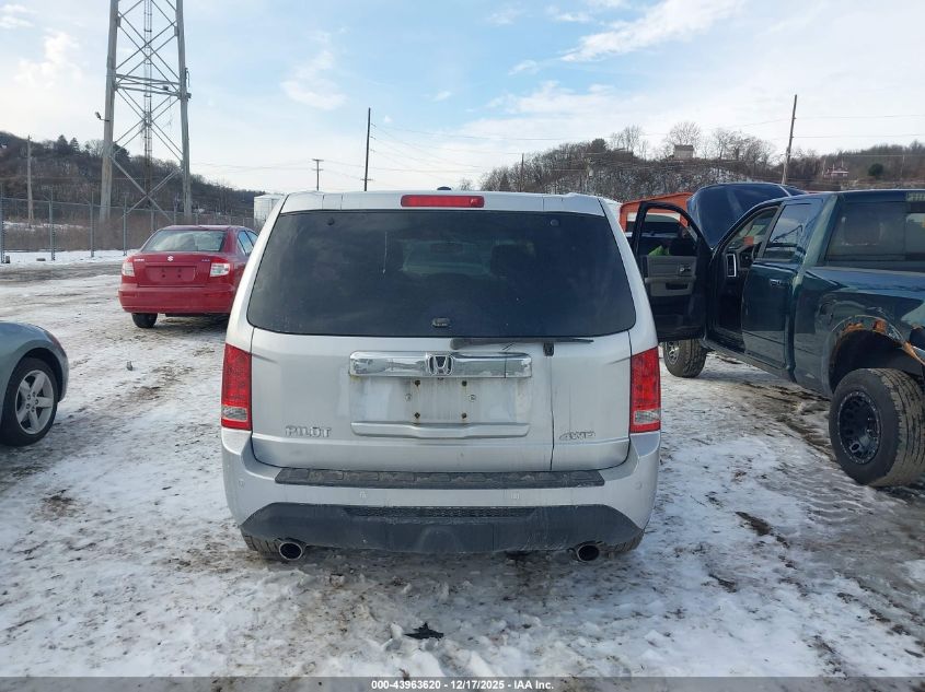 2012 Honda Pilot Ex-L VIN: 5FNYF4H6XCB001874 Lot: 43963620