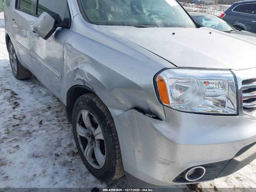 2012 Honda Pilot Ex-L VIN: 5FNYF4H6XCB001874 Lot: 43963620