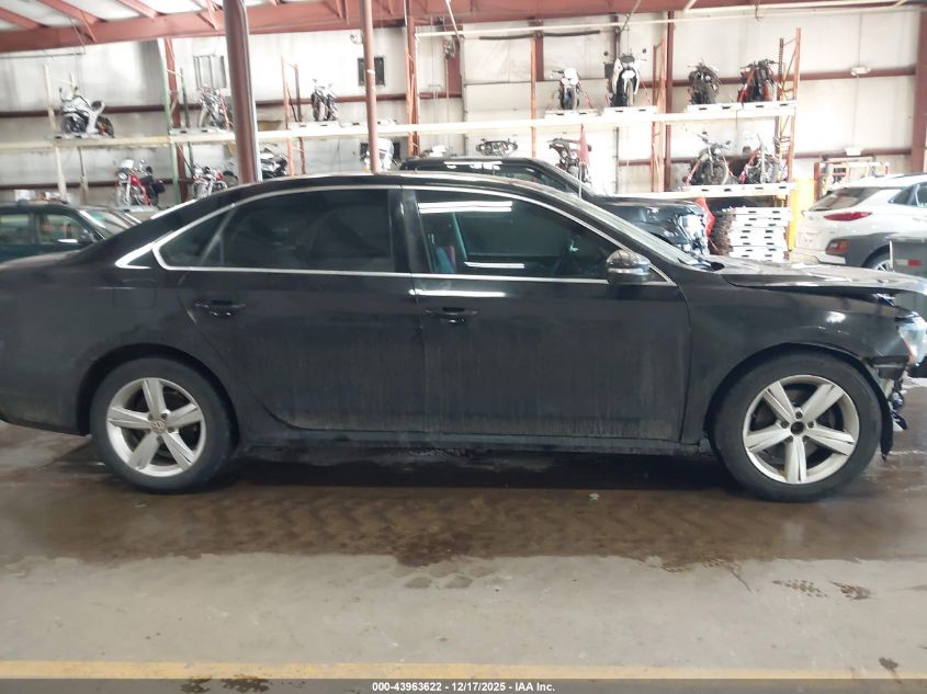 2012 Volkswagen Passat 2.5L Se VIN: 1VWBP7A37CC020347 Lot: 43963622
