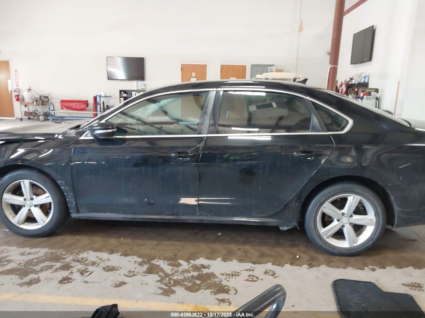 2012 Volkswagen Passat 2.5L Se VIN: 1VWBP7A37CC020347 Lot: 43963622