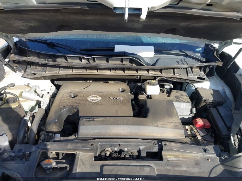 2017 Nissan Murano Sv VIN: 5N1AZ2MG6HN176798 Lot: 43963633