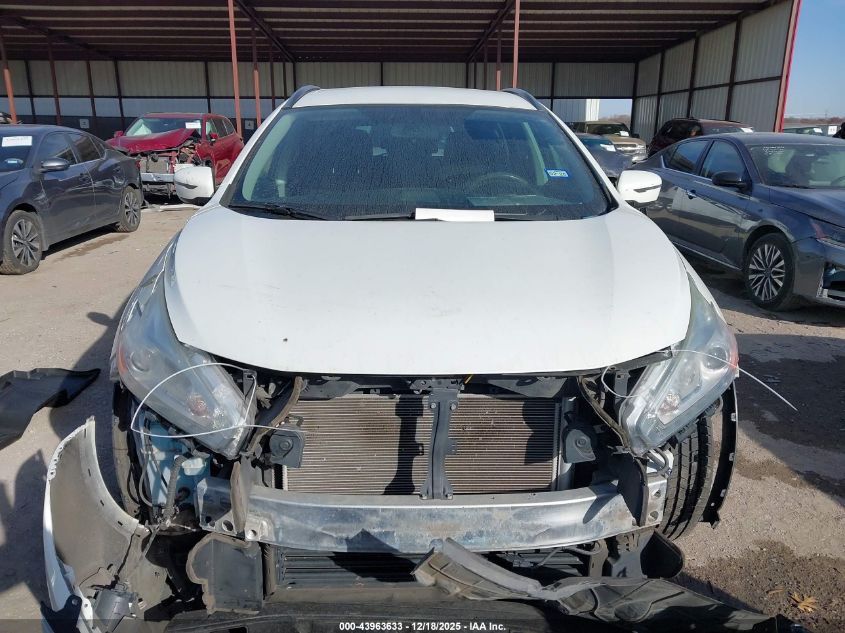 2017 Nissan Murano Sv VIN: 5N1AZ2MG6HN176798 Lot: 43963633