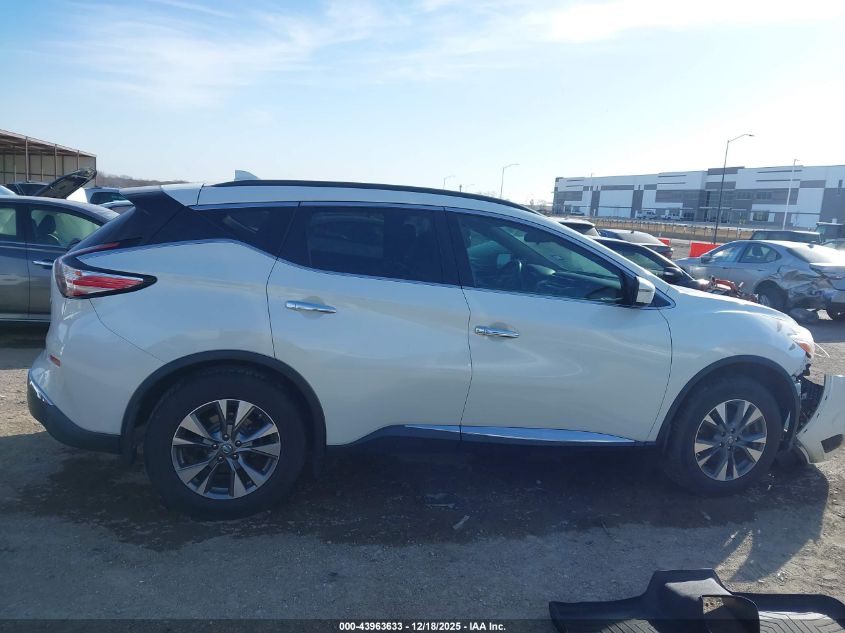 2017 Nissan Murano Sv VIN: 5N1AZ2MG6HN176798 Lot: 43963633