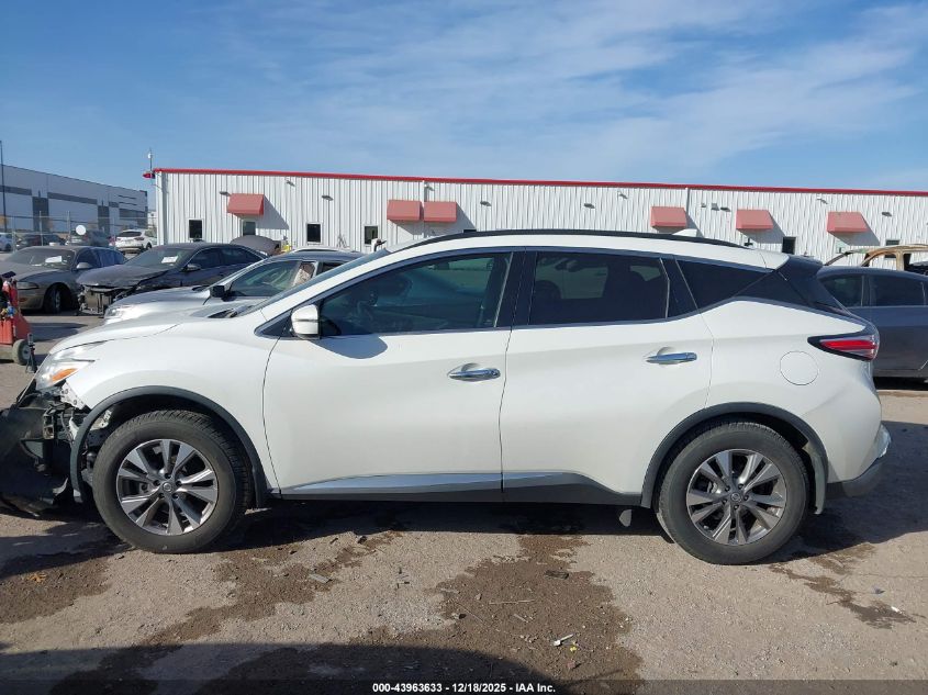 2017 Nissan Murano Sv VIN: 5N1AZ2MG6HN176798 Lot: 43963633