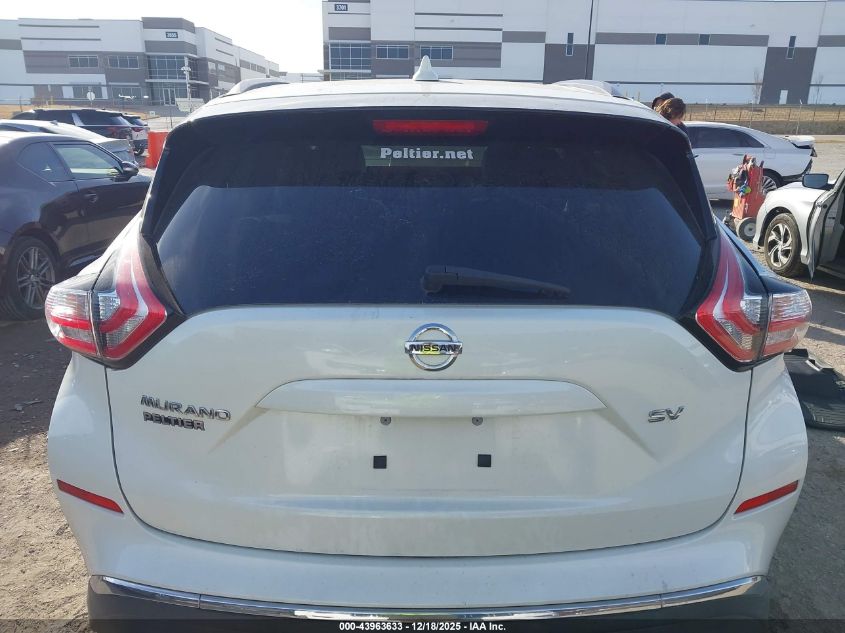 2017 Nissan Murano Sv VIN: 5N1AZ2MG6HN176798 Lot: 43963633