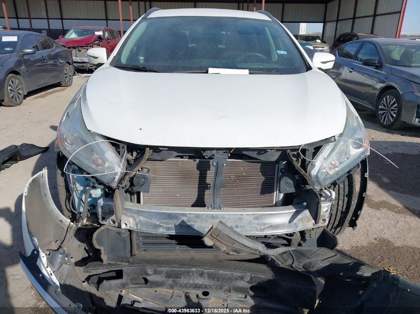 2017 Nissan Murano Sv VIN: 5N1AZ2MG6HN176798 Lot: 43963633