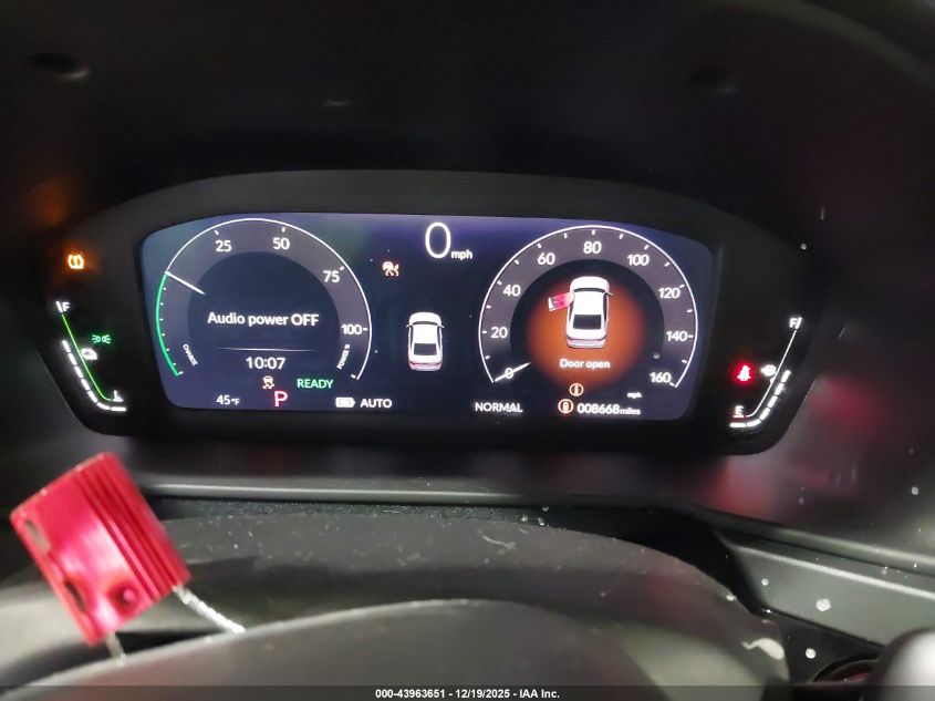 2025 Honda Accord Hybrid Ex-L VIN: 1HGCY2F65SA014942 Lot: 43963651