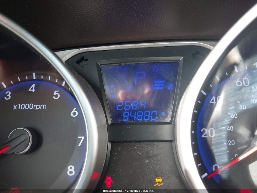 2013 Hyundai Tucson Gls VIN: KM8JU3AC3DU718266 Lot: 43963666